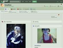 Tablet Screenshot of numaface.deviantart.com