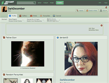 Tablet Screenshot of darkdecember.deviantart.com