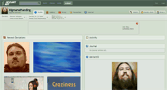 Desktop Screenshot of bigmanatharding.deviantart.com