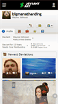 Mobile Screenshot of bigmanatharding.deviantart.com