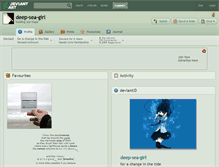 Tablet Screenshot of deep-sea-girl.deviantart.com