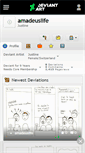Mobile Screenshot of amadeuslife.deviantart.com