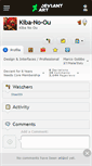 Mobile Screenshot of kiba-no-ou.deviantart.com