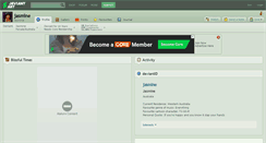 Desktop Screenshot of jasmine.deviantart.com