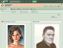 Tablet Screenshot of craneo242.deviantart.com
