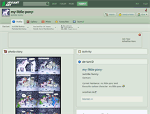 Tablet Screenshot of my-little-pony-.deviantart.com