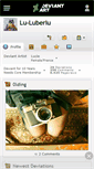 Mobile Screenshot of lu-luberlu.deviantart.com
