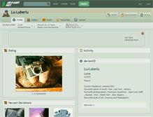Tablet Screenshot of lu-luberlu.deviantart.com