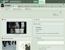 Tablet Screenshot of morango.deviantart.com