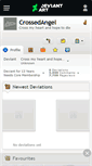 Mobile Screenshot of crossedangel.deviantart.com