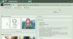 Desktop Screenshot of hyperioum.deviantart.com