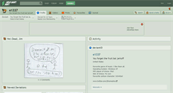 Desktop Screenshot of e1337.deviantart.com