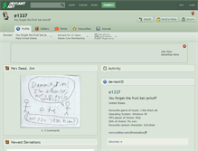 Tablet Screenshot of e1337.deviantart.com