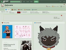 Tablet Screenshot of naota-sama.deviantart.com