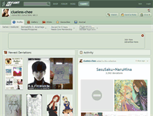 Tablet Screenshot of clueless-chee.deviantart.com