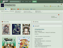 Tablet Screenshot of clickpelipoerlara.deviantart.com