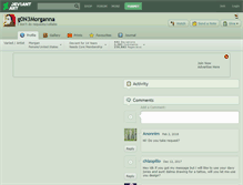 Tablet Screenshot of g0n3morganna.deviantart.com