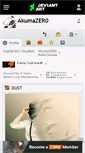 Mobile Screenshot of akumazer0.deviantart.com