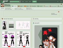 Tablet Screenshot of lilsheezy.deviantart.com