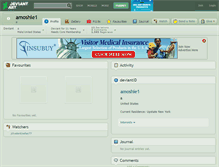 Tablet Screenshot of amoshie1.deviantart.com