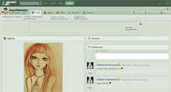 Desktop Screenshot of hannihamster.deviantart.com