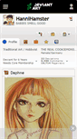 Mobile Screenshot of hannihamster.deviantart.com