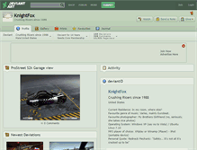 Tablet Screenshot of knightfox.deviantart.com