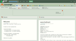 Desktop Screenshot of hananadragon.deviantart.com