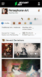 Mobile Screenshot of persephone-art.deviantart.com