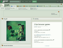 Tablet Screenshot of jonasfx.deviantart.com