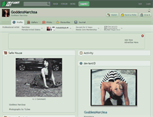 Tablet Screenshot of goddessnarcissa.deviantart.com
