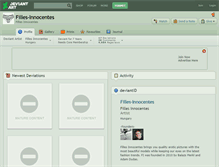 Tablet Screenshot of filles-innocentes.deviantart.com