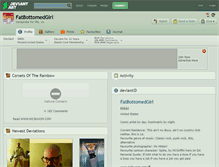 Tablet Screenshot of fatbottomedgirl.deviantart.com