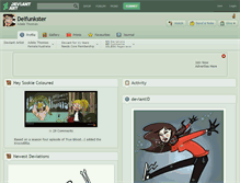 Tablet Screenshot of delfunkster.deviantart.com