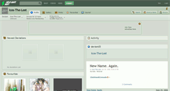 Desktop Screenshot of icos-the-lost.deviantart.com