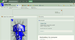 Desktop Screenshot of cubee-club.deviantart.com