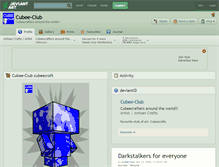 Tablet Screenshot of cubee-club.deviantart.com