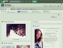 Tablet Screenshot of ohemjayy.deviantart.com