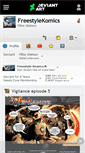 Mobile Screenshot of freestylekomics.deviantart.com