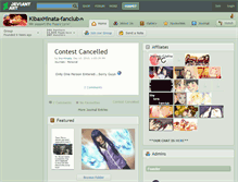 Tablet Screenshot of kibaxhinata-fanclub.deviantart.com