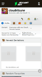 Mobile Screenshot of cloudkitsune.deviantart.com