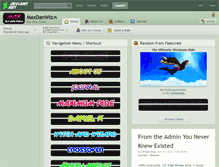 Tablet Screenshot of maxdanwiz.deviantart.com