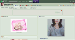 Desktop Screenshot of missfreakyluce.deviantart.com