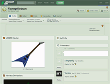 Tablet Screenshot of flamegrilledsam.deviantart.com