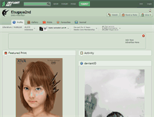 Tablet Screenshot of elsugaya2nd.deviantart.com