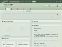 Tablet Screenshot of bashamo255.deviantart.com