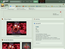 Tablet Screenshot of ed90.deviantart.com
