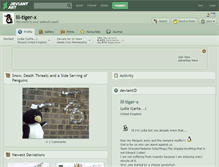 Tablet Screenshot of lil-tiger-x.deviantart.com