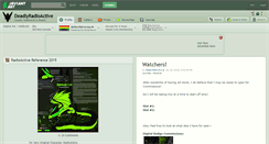 Desktop Screenshot of deadlyradioactive.deviantart.com