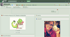 Desktop Screenshot of djsharzykat.deviantart.com